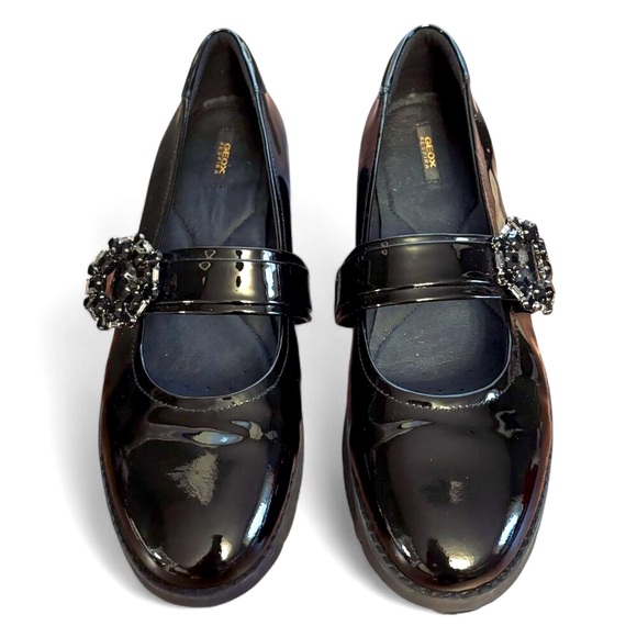 Geox Respira Patent Leather Mary-Jane Loafer - Picture 3 of 9
